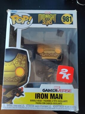Funko Pop! Gamerverse Iron Man (Midnight Suns) - Gold and Black